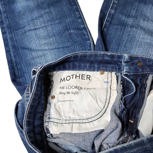 Mother denim the looker crop jean killing me softly wash - Picture 5 of 6